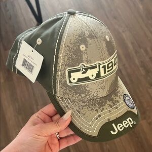 Jeep 1941 Olive and Beige Cap